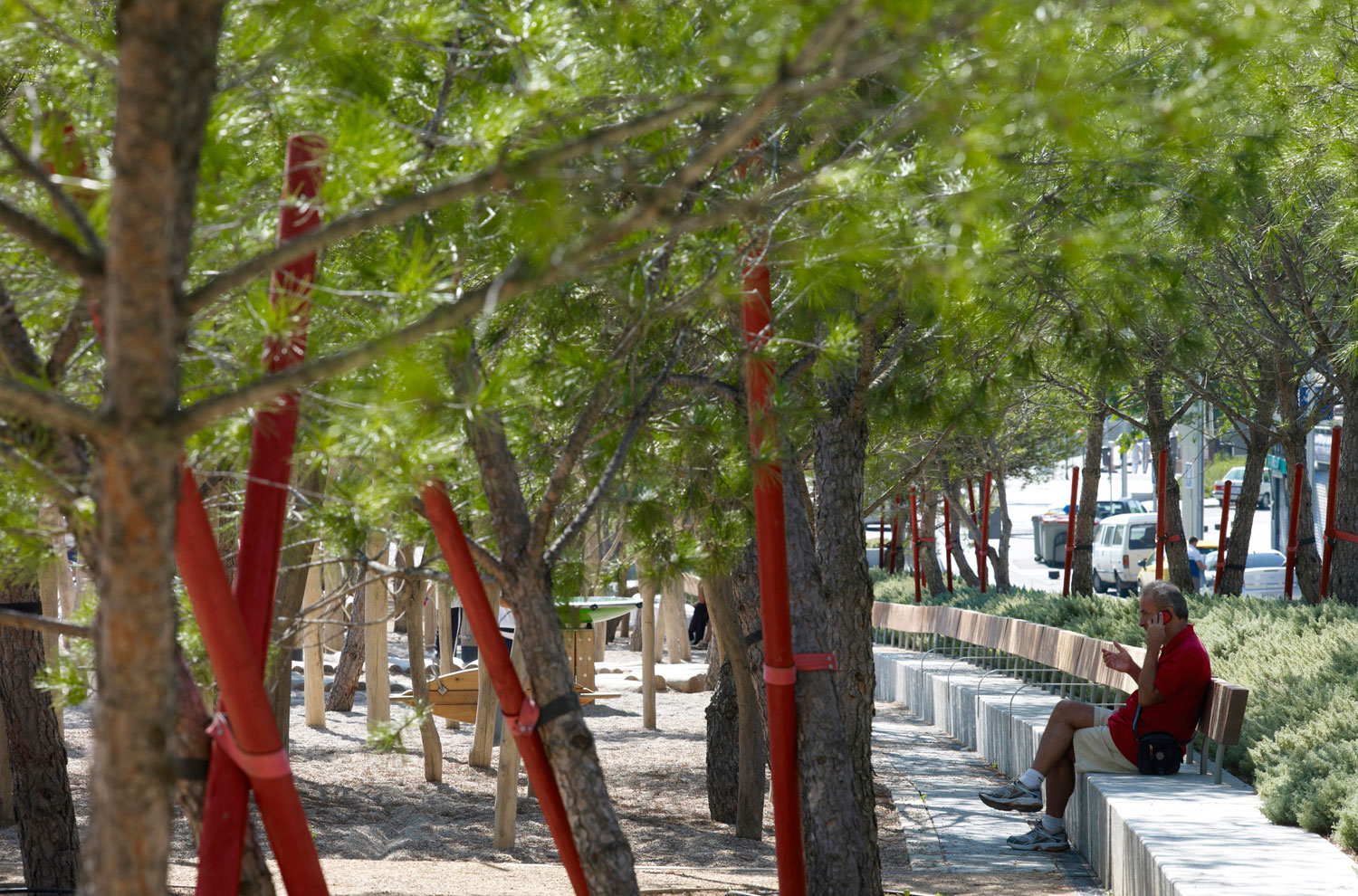 Madrid Río linear park
