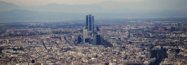 Madrid, aerial photo.