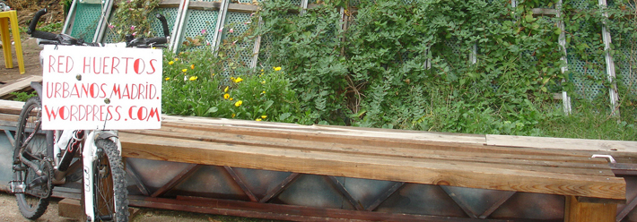 Urban horticulture in Madrid.Photo: Huerta Agroecológica Comunitaria "Cantarranas".